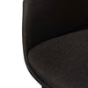Collins | Dark Grey, Velvet, Black, Fabric, Contemporary Dining Chair | Set of 2