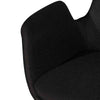 Collins | Dark Grey, Velvet, Black, Fabric, Contemporary Dining Chair | Set of 2
