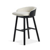 Conway | Low Back Coastal Modern Wooden Bar Stools