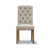 Cordeaux | French Provincial Fabric Wooden Dining Chairs | Set Of 2