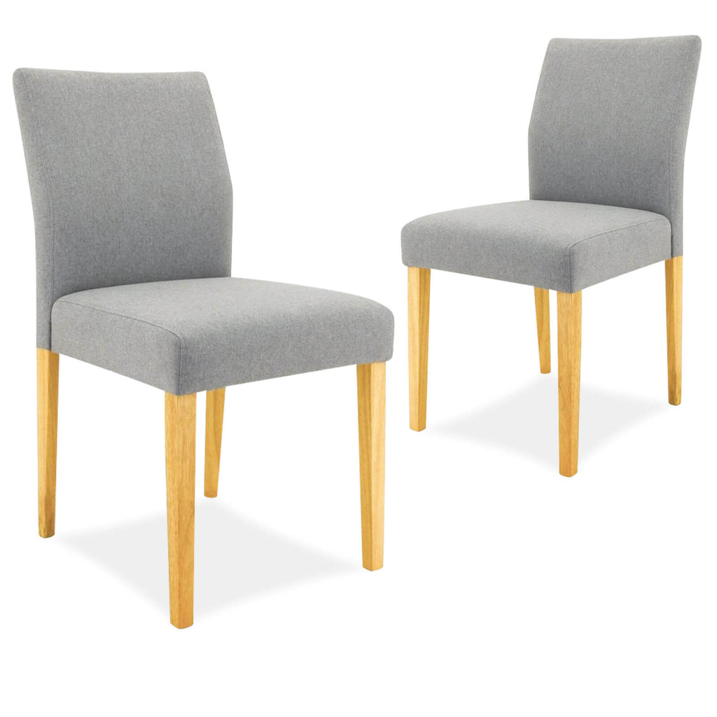 Delano | Fabric Modern Wooden Dining Chairs Australia | Set Of 2
