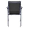 Derby | Modern, Stackable, Resin Outdoor Dining Chairs With Arms | Set Of 2