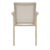 Derby | Modern, Stackable, Resin Outdoor Dining Chairs With Arms | Set Of 2