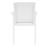 Derby | Modern, Stackable, Resin Outdoor Dining Chairs With Arms | Set Of 2