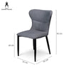 Eastleigh | Grey, Upholstered, Modern Dining Chairs | Set Of 4 | Grey