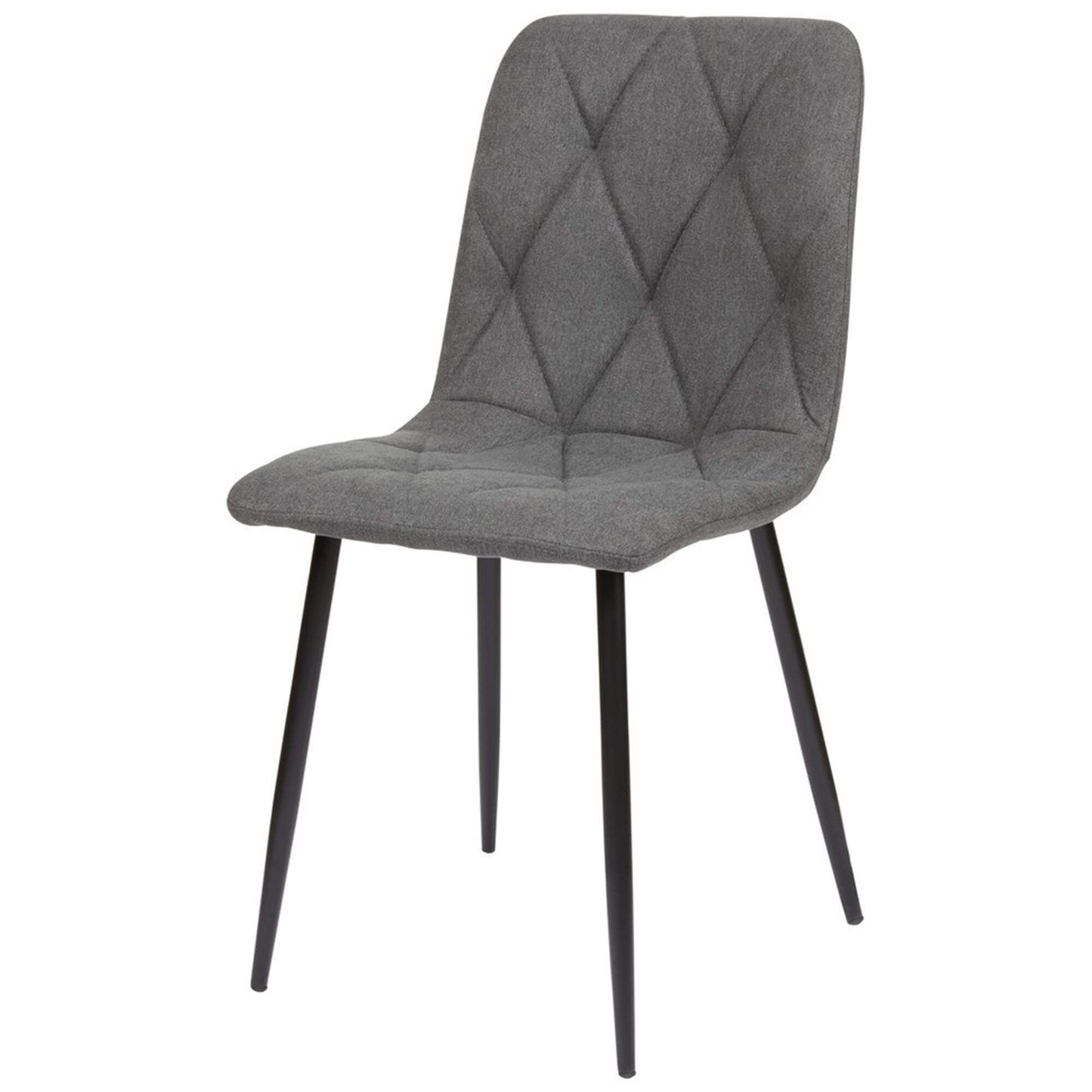 Eldon | Grey, Charcoal Fabric Modern Dining Chairs | Set Of 4