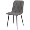 Eldon | Grey, Charcoal Fabric Modern Dining Chairs | Set Of 4