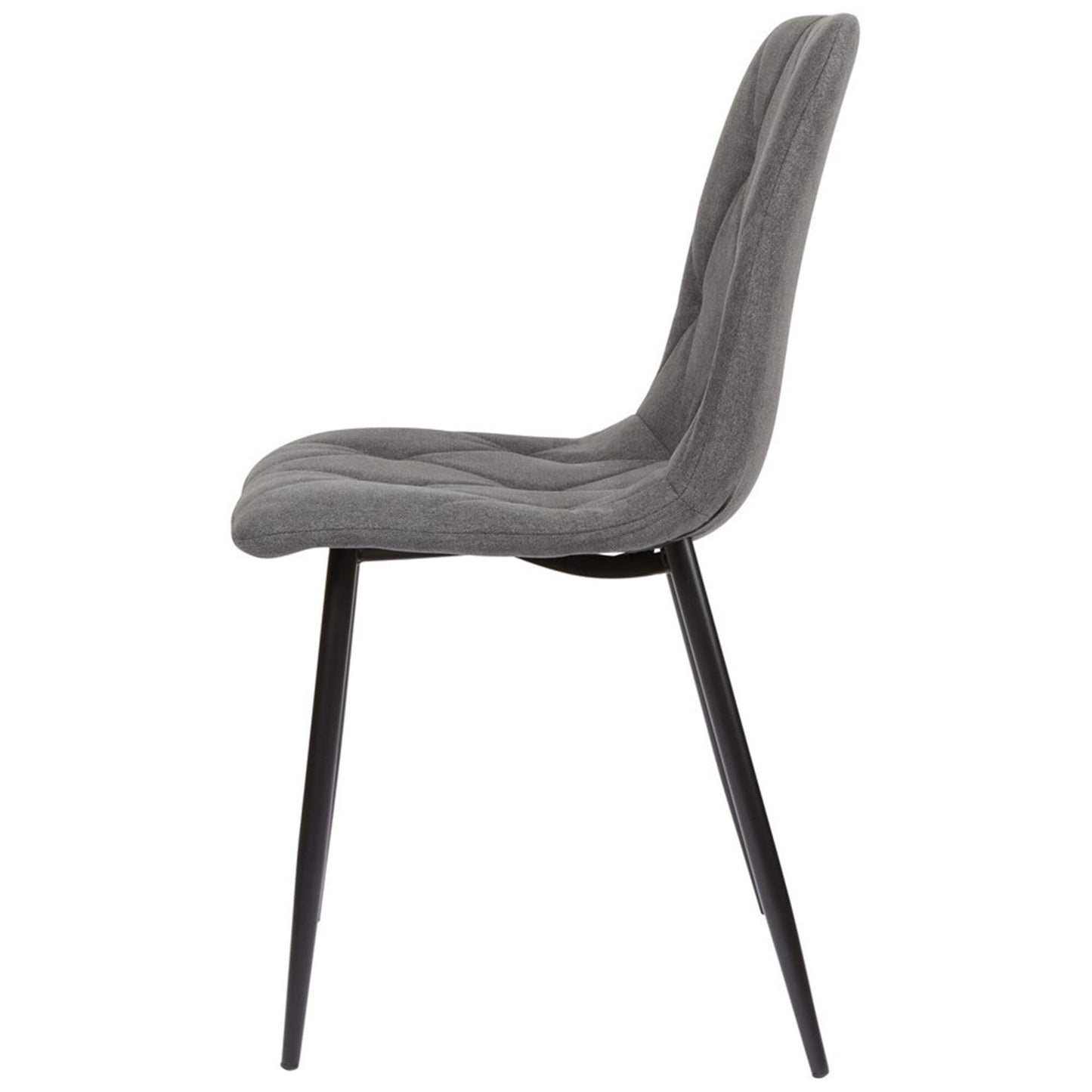 Eldon | Grey, Charcoal Fabric Modern Dining Chairs | Set Of 4