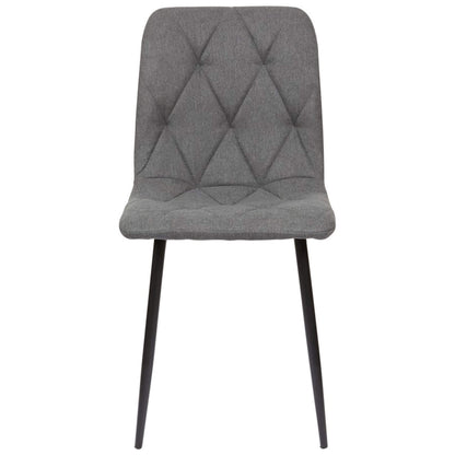 Eldon | Grey, Charcoal Fabric Modern Dining Chairs | Set Of 4