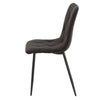 Eldon | Grey, Charcoal Fabric Modern Dining Chairs | Set Of 4