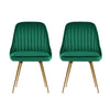 Electra | Modern Velvet Dining Chairs | Set of 2