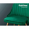 Electra | Modern Velvet Dining Chairs | Set of 2