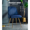 Electra | Modern Velvet Dining Chairs | Set of 2