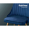 Electra | Modern Velvet Dining Chairs | Set of 2