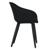 Ellis | Dark Grey, Taupe Plastic Modern Dining Chairs | Set Of 2