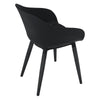 Ellis | Dark Grey, Taupe Plastic Modern Dining Chairs | Set Of 2