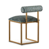 Englewood | Pink, Black, Emerald Green Velvet, Modern Dining Chair