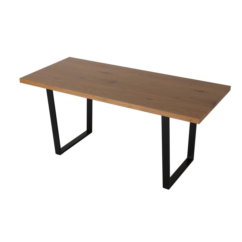 Galloway | Modern Industrial 170cm Rectangular Natural Wooden Dining Table