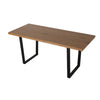 Galloway | Modern Industrial 170cm Rectangular Natural Wooden Dining Table