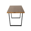 Galloway | Modern Industrial 170cm Rectangular Natural Wooden Dining Table