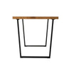 Galloway | Modern Industrial 170cm Rectangular Natural Wooden Dining Table