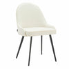 Glenbrook | Contemporary Stain Resistant Cream Fabric Dining Chairs | Set Of 2