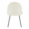 Glenbrook | Contemporary Stain Resistant Cream Fabric Dining Chairs | Set Of 2