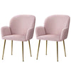Glenview | Modern Velvet Dining Chairs With Arms | Set Of 2
