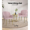 Glenview | Modern Velvet Dining Chairs With Arms | Set Of 2