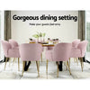 Glenview | Modern Velvet Dining Chairs With Arms | Set Of 2