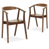 Granada | Natural Modern Wooden Dining Chairs | Set Of 2