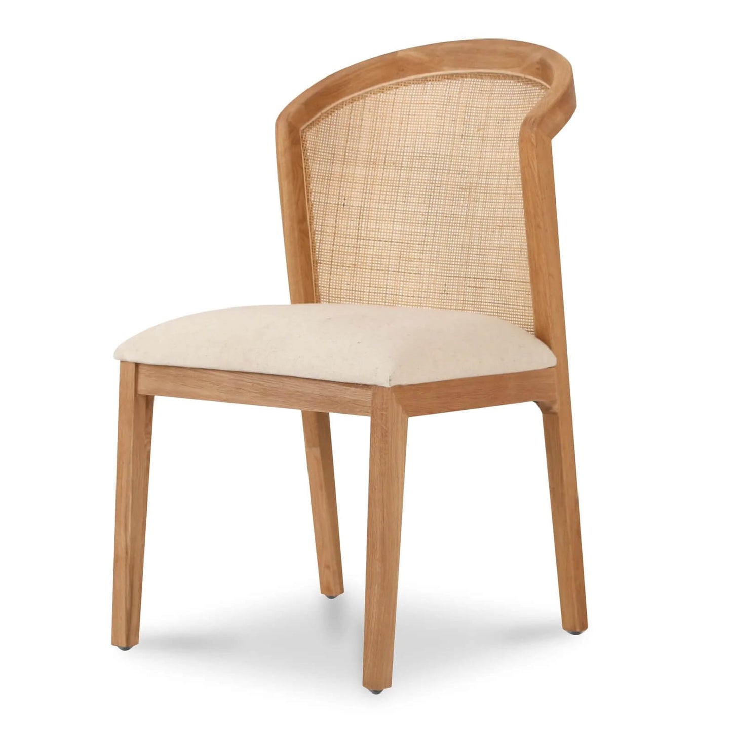 Highfield | Light Beige Cane Commercial Wooden Dining Chair | Natural