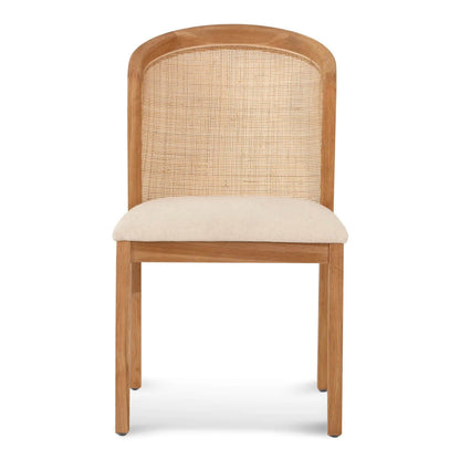 Highfield | Light Beige Cane Commercial Wooden Dining Chair | Natural