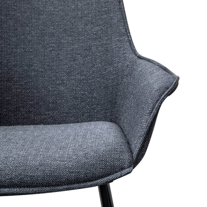 Hillsborough | Dark Green, Velvet, Beige, Fabric Upholstered, Metal, Contemporary Dining Chairs: Set of 2
