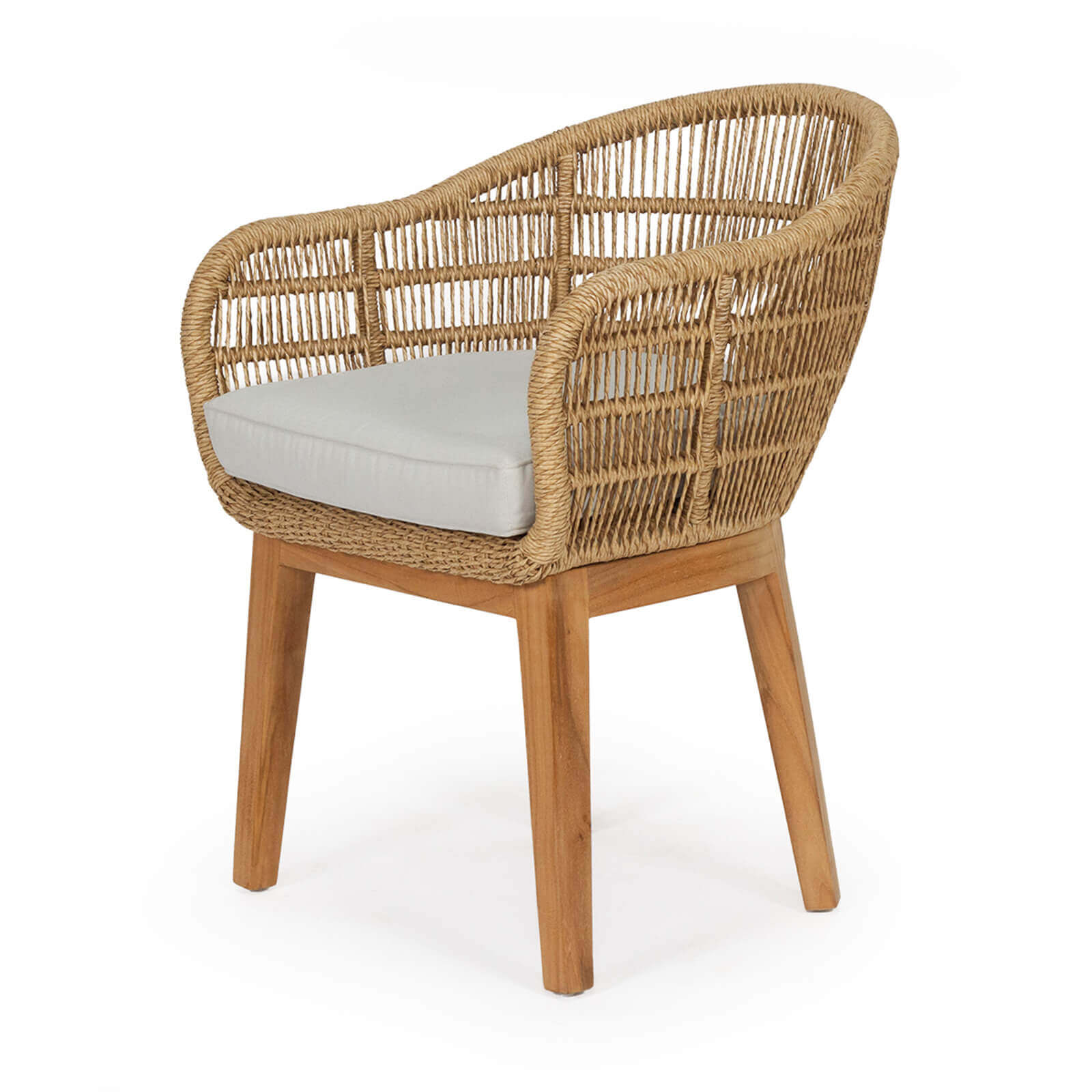 Hinchinbrook | Natural, Coastal, Wooden Indoor Outdoor Dining Chair | Natural