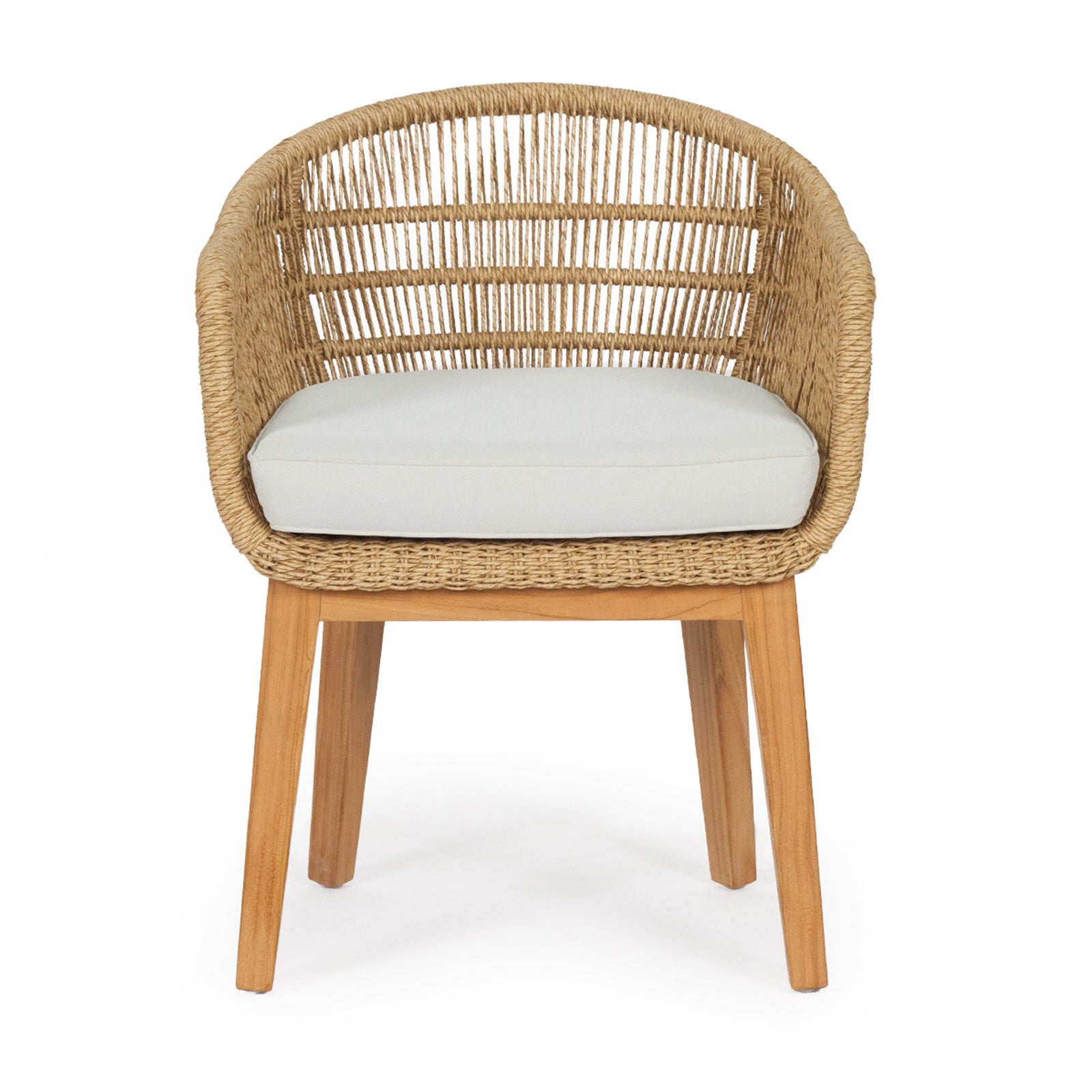 Hinchinbrook | Natural, Coastal, Wooden Indoor Outdoor Dining Chair | Natural