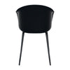 Kaida-  black, blue, white plastic, Mid Century Dining Chairs