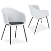 Kaida | Plastic Mid Century Dining Chairs | Set Of 2