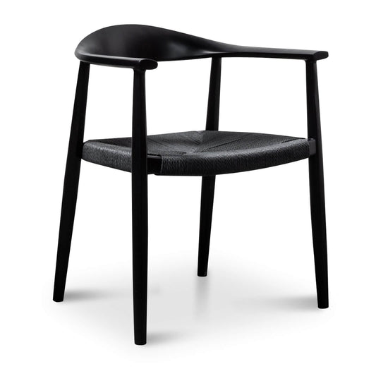 Kensington | Black, Wooden, Mid Century Dining Chair | Black