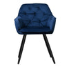 Kingscliff | Modern Velvet Dining Chairs With Arms | Set Of 2