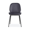 Liana | Scandinavian Style Grey Velvet Dining Chairs | Set Of 2