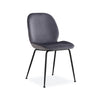 Liana | Scandinavian Style Grey Velvet Dining Chairs | Set Of 2
