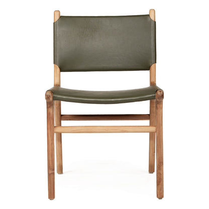 Lindeman Version 2 | Coastal Leather Wooden Dining Chairs | Set Of 2