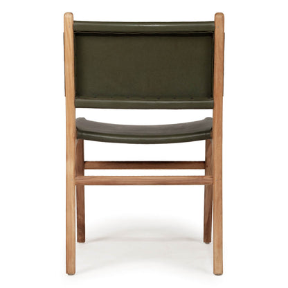 Lindeman Version 2 | Coastal Leather Wooden Dining Chairs | Set Of 2