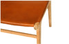 Lindeman Version 2 White, Tan, Natural, Black Coastal Leather Wooden Dining Chairs