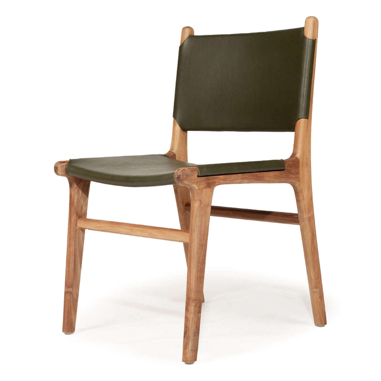 Lindeman Version 2 | Coastal Leather Wooden Dining Chairs | Set Of 2