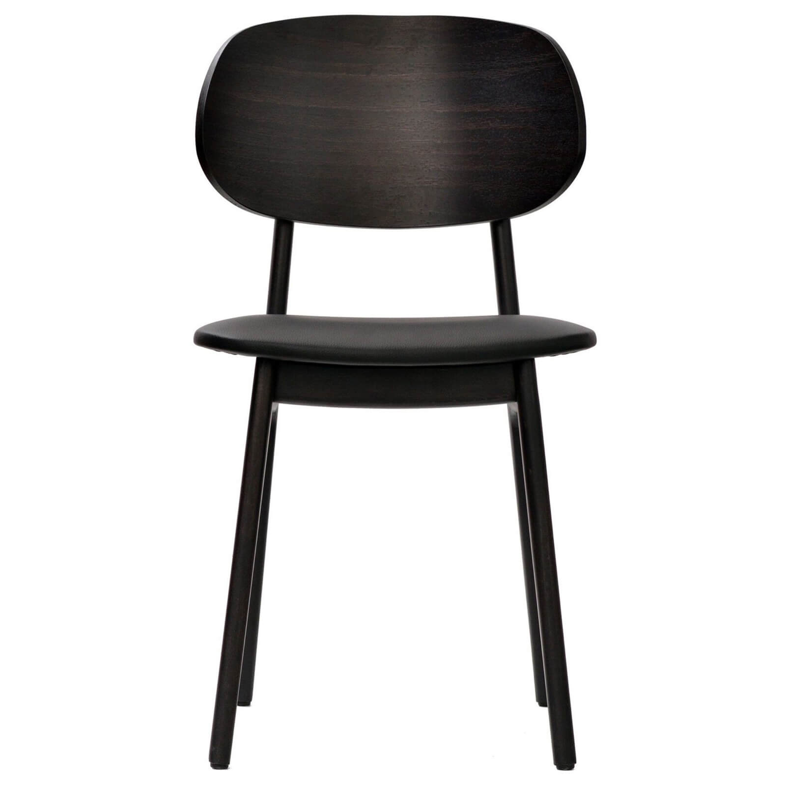 Litchfield | Scandinavian Wooden Dining Chairs | Set Of 2 | Black
