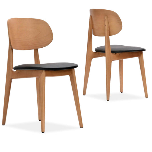 Litchfield | Scandinavian Chairs, Wooden Dining Chairs | Set Of 2