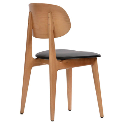 Litchfield | Scandinavian Wooden Dining Chairs | Set Of 2 | Natural