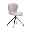 Macan | Sand Upholstered Metal Modern Dining Chair | Sand